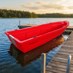 Bote de Remo KEMAN Naranja Profesional de 4.5m, Rotomoldeado en Polietileno HDPE/LDPE para Uso en Exteriores - Product Image 2
