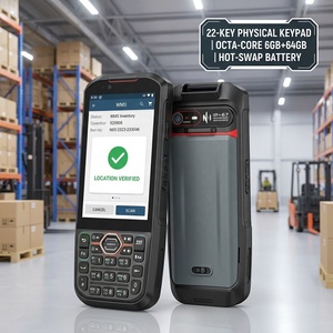 Escáner de Código de Barras Android 13 con Teclado Físico, Terminal Portátil de 6GB 64GB, PDA de 4.2 Pulgadas con Intercambio en Caliente para WMS - Product Image 1