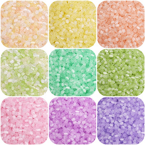Perles de verre œil de chat forestier de haute qualité 4 mm, perles en vrac pour la fabrication de bracelets, colliers, chaînes de téléphone, bijoux et fournitures d'artisanat DIY - Product Image 3