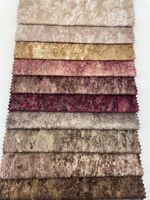 Tissu en velours court brossé 100 % polyester, imprimé et bronzé, couleur personnalisée, pour textile de maison et revêtement de meubles
