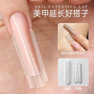 Formes à ongles françaises pleines couvertures ultra-fines, à démoulage facile, pour extensions d'ongles en acrylique longues, forme Stiletto et Amande, pour manucure en salon - Product Image 2