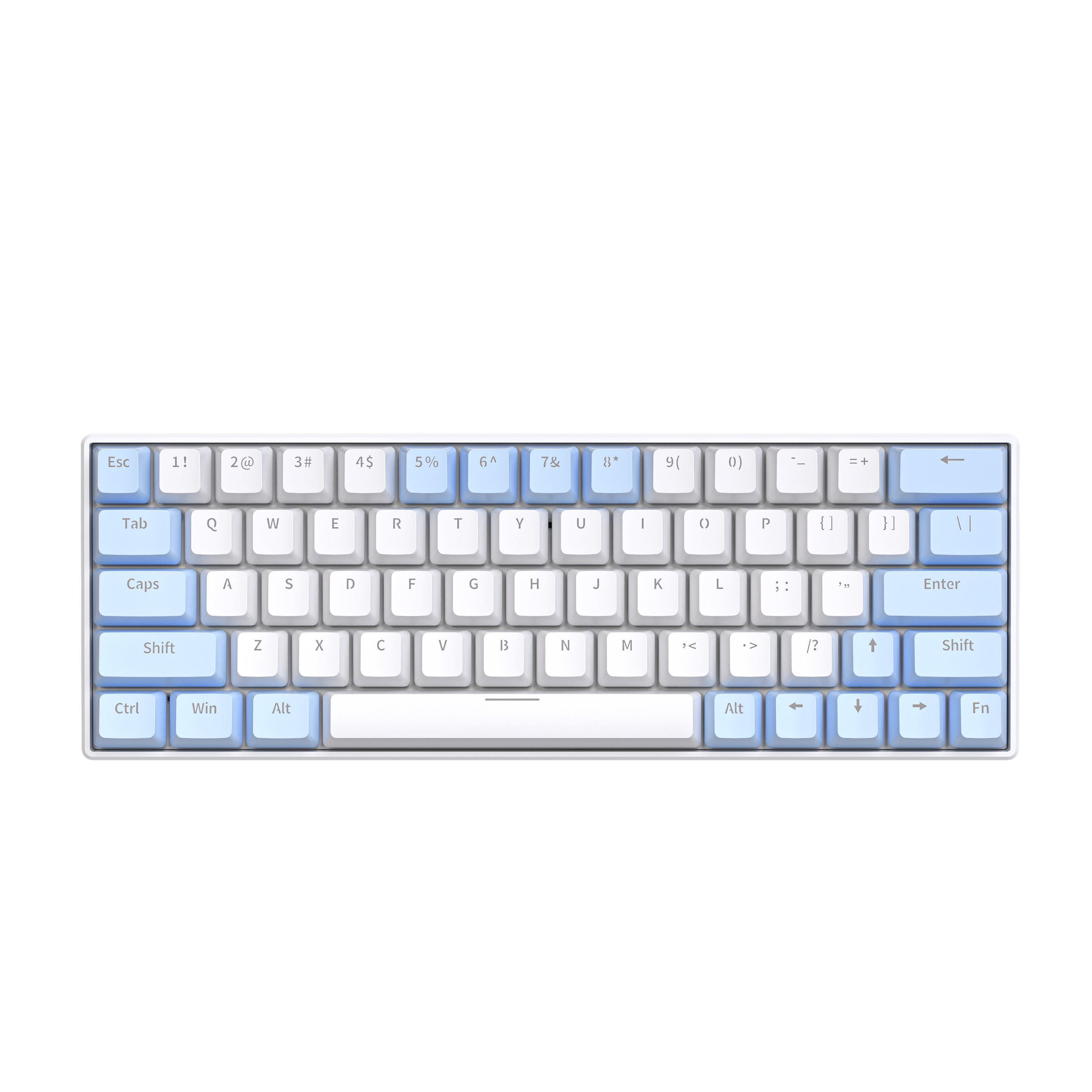 T62-63Keys- White Blue