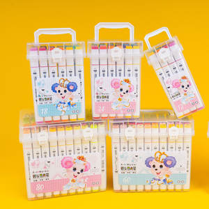 Vernice laterale Double-face alcol oleoso tuffo grande 2 pezzi doppia testa doppia grafica pennarello per acquerello - Product Image 4