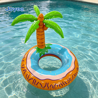 Joyee Chaise Flottante Gonflable Personnalisée en Forme de Palmier, Design Île Tropicale, pour Adultes, Idéale pour l'Été