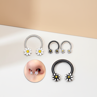 Nouveau design 2026 – Anneau de nez en acier chirurgical, fer à cheval, bijou de corps tendance pour femmes et hommes