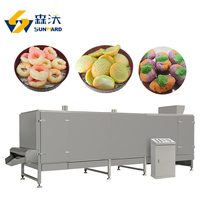 Machine de traitement de snacks soufflés haute capacité, extrudeuse de snacks soufflés de maïs et de riz, machine à souffler le maïs