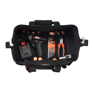 Bolsa de Almacenamiento de Herramientas Profesional con Múltiples Bolsillos - Estuche de Técnico de Tela Resistente 600D con Asas Acolchadas y Bolsillo Lateral de Malla - Product Image 1
