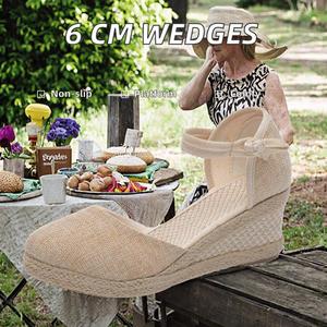 Wholesale 6 cm Closed Toe Lightweight <strong>Wedge</strong> Sandals for Women Summer Platform Comfortable <strong>Low</strong> <strong>Wedges</strong> - Product Image 1