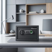 Safewell Stahl-Sicherheitssafe mit Smart-Fingerprint-Elektronik und Doppelverriegelung für Zuhause und Geschäft zur Aufbewahrung von Bargeld und Dokumenten
