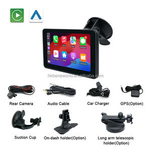 Outillage privé OEM 7 pouces sans fil Carplay Android Auto écran tactile Portable Carplay écran lecteur multimédia - Product Image 6