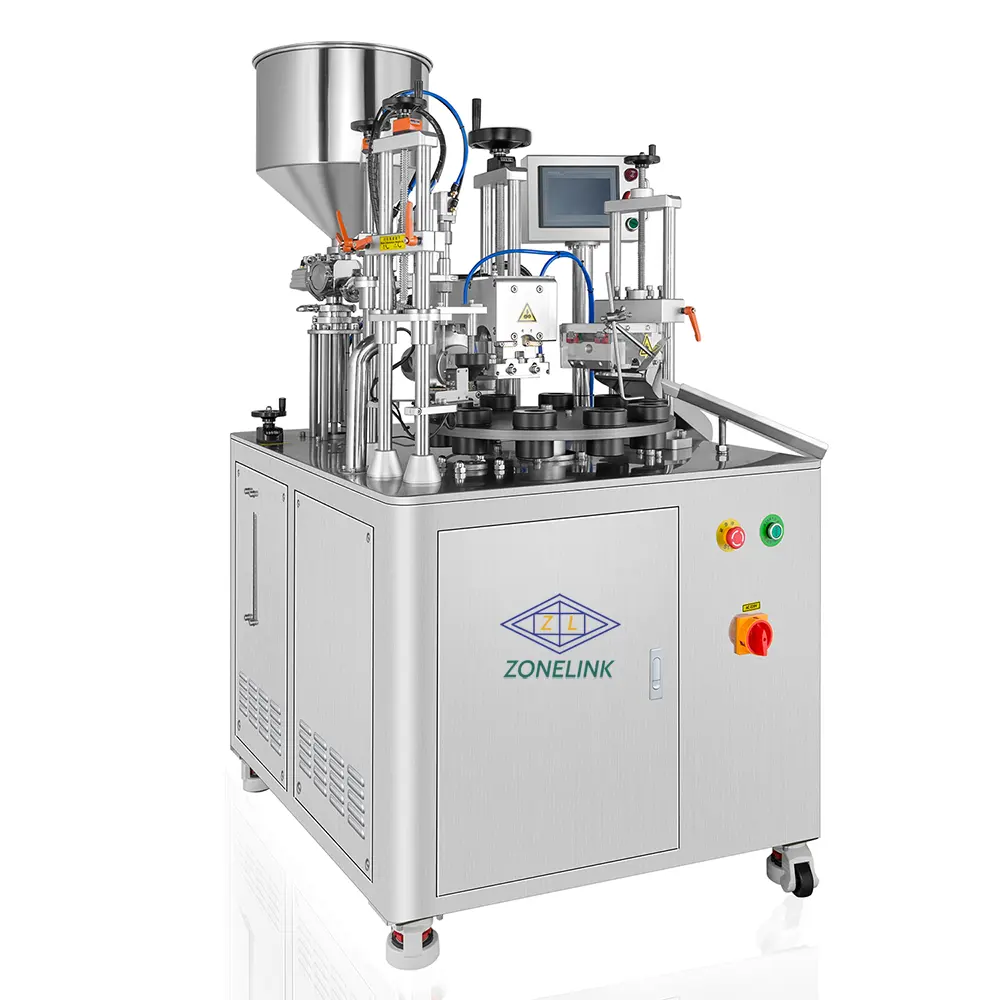 New design semi automatic soft tube filling and sealing machine cosmetic Aluminum tube filling and sealing machine