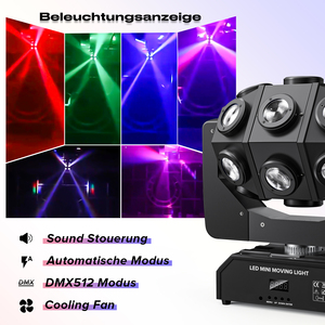 180W UV RGBW Beam LED Moving Head Lights with DMX <strong>Control</strong> for Wedding KTV Disco Bar <strong>DJ</strong> Stage - Product Image 6