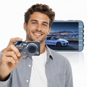 Cámara <span class=keywords><strong>de</strong></span> salpicadero nueva cámara DVR <span class=keywords><strong>de</strong></span> coche <span class=keywords><strong>de</strong></span> doble lente Full HD 1080P 4 "IPS frontal + espejo azul trasero visión nocturna grabadora <span class=keywords><strong>de</strong></span> vídeo Monitor <span class=keywords><strong>de</strong></span> estacionamiento - Product Image 6