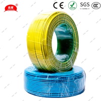 Câble de fil H07V-U de 1.5mm Câble électrique de câblage de maison BV à noyau unique