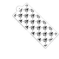 Hot Sale Kunststoff Spray Blumenmuster Vorlage Spitze Mesh Mold Cake Dekorieren Schablonen für Airbrush Dekoration