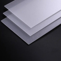 Plaque de diffusion de lumière en polycarbonate PC givré sur mesure pour panneau LED, éclairage de plafond, haute transmission, éclairage uniforme