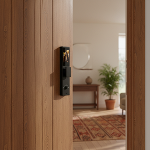 Serrure Intelligente pour Porte en Aluminium avec <span class=keywords><strong>Reconnaissance</strong></span> d'Empreintes Digitales, de Cartes, de Mot de Passe, de Veines Palmaires, de Visage 3D, Alexa, Application Tuya, Alliage d'Aluminium - Product Image 1