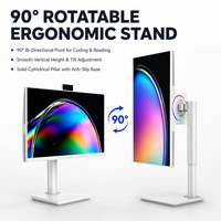 PC tout-en-un avec caméra de confidentialité escamotable 24 27 pouces FHD 1920x1080 Intel Core I5 Windows 11 pour les réunions vidéo et les cours en ligne