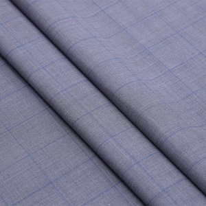 Haute qualité pêche <span class=keywords><strong>laine</strong></span> hommes costume <span class=keywords><strong>tissu</strong></span> <span class=keywords><strong>laine</strong></span> peignée Polyester <span class=keywords><strong>tissu</strong></span> pour hommes costumes pantalon veste Blazer uniformes - Product Image 2