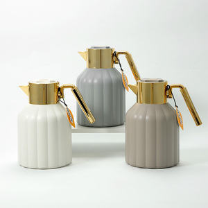 1.0 lít chân không Jug Thermos Flask tinh tế Xuất hiện độc đáo lớn vàng trang trí bấm vào nút nhấn dễ sử dụng - Product Image 6