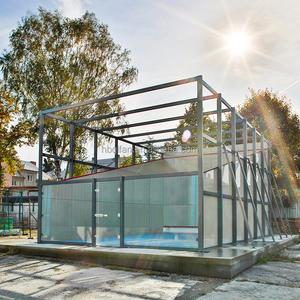 2025 nouveau terrain de squash Construction équipement de Sport personnalisé terrain de squash Portable intérieur avec plancher de Sport plancher de bois - Product Image 5