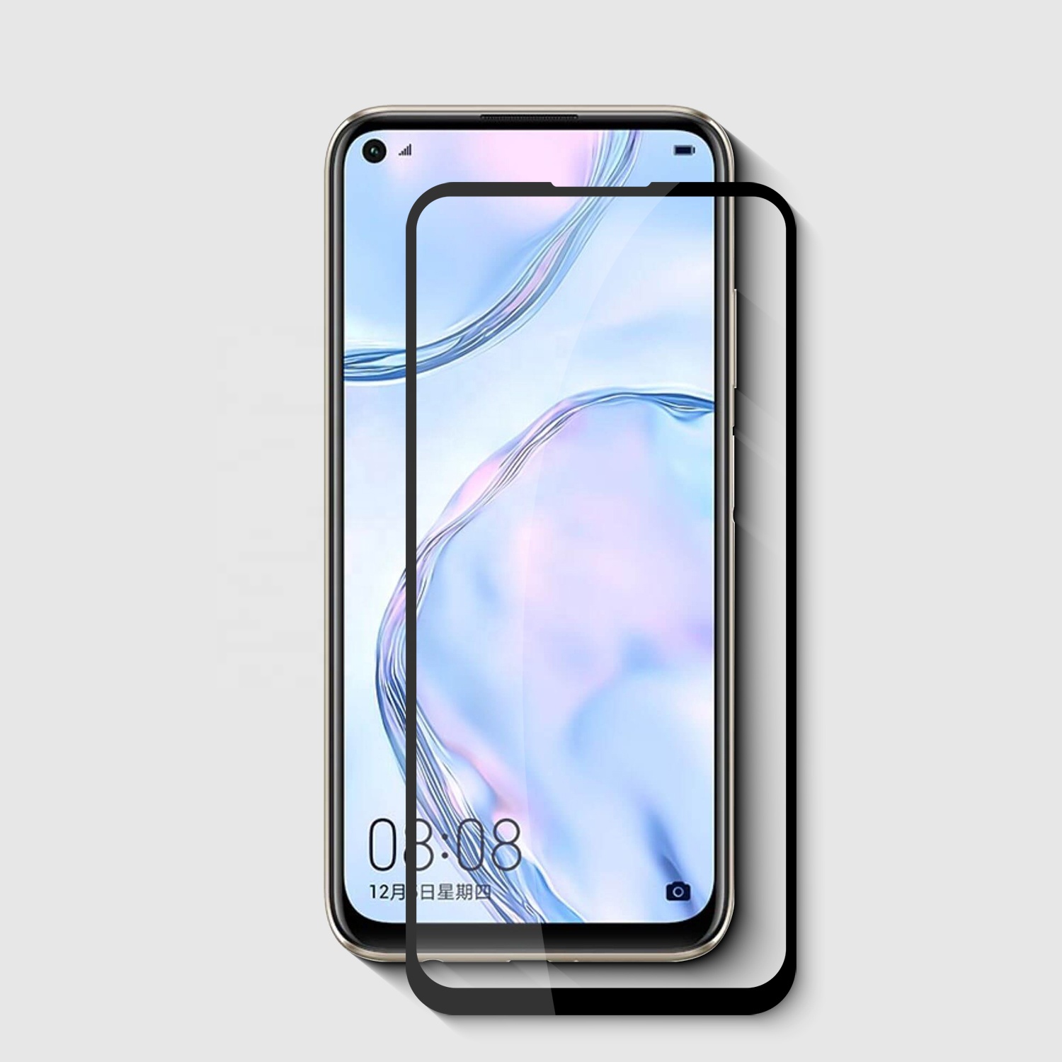 Фабричная поставка 0,33 мм Полное покрытие, бесплатный образец, сделано в Китае для сотового телефона для Huawei P40 protempered Защитное стекло для экрана из закаленного стекла