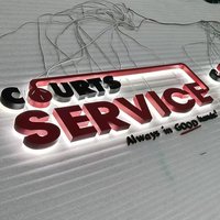 Hot Promotionnel LED Logo Lettre Signes Business Custom Shop Publicité Enseigne 3d Store Outdoor Backlit Sign