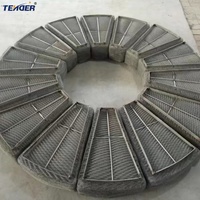 Désembrouilleur en treillis métallique pour usines chimiques, séparation haute efficacité des gouttelettes liquides, résistant à la corrosion
