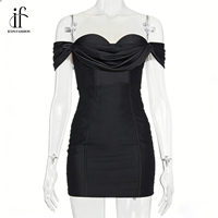 Robe d'été droite et sexy pour femme, épaules dénudées, taille empire, longueur genou, antistatique, numérique 4XL, pour soirées formelles