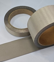 Tissu polyester gris thermocollant, film adhésif thermofusible, tissu d'emballage laminé à haute température