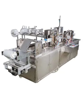 Simple To Operate 2.6 Kw Full Automatic 4 Side Sealing Wet Tissue Wet Wipes Making Machine