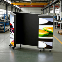 Pantalla LED Curva RGB 4k 8k en Oferta, Video Wall para Recepción, Mesa de DJ Plegable en 6 Partes para Discoteca