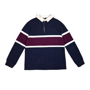 Maillots de <span class=keywords><strong>rugby</strong></span> personnalisés à manches longues, 100% coton respirant, design <span class=keywords><strong>personnalisable</strong></span> - Product Image 1