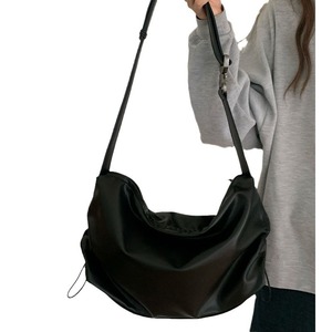 Sac messager pour femme grande capacité noir et marron avec fermeture éclair style normcore minimaliste pour les trajets quotidiens été 2024 - Product Image 5