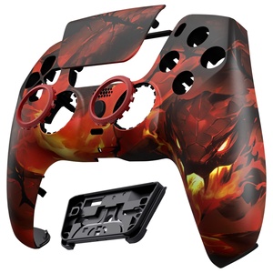 Carcasa de Repuesto para Control de PS5, Diseño Personalizado Purgatory Fire Serpent LUNA, con Cubierta para el Panel Táctil - Product Image 2
