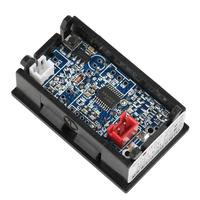 DC4-28V -40~120 ℃   Termometer Voltmeter Digital Layar LED 0.28 inci dengan Probe Suhu NTC 10K 1 meter untuk Mobil, Sepeda Motor 5V 12V 24V