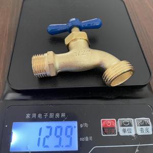 Robinet en laiton Bibcock 1/2 pouce, montage mural, anti-corrosion, poli, robinet de jardin - Product Image 3