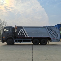 Camion à ordures compacteur diesel à transmission manuelle 6*4 pour le transport et la collecte des déchets, moteur inclus à vendre