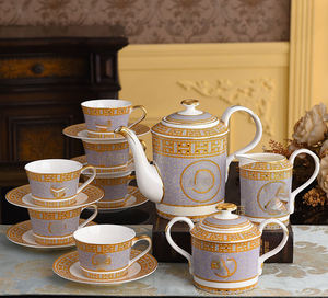 Nouvel ensemble de 15 pièces de vaisselle en céramique de luxe nordique pour 6 personnes - Product Image 1