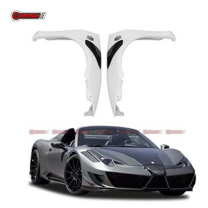Nuevo Kit de Guardabarros Laterales de Fibra de Carbono Estilo MSY para Ferrari 458 - Product Image 1