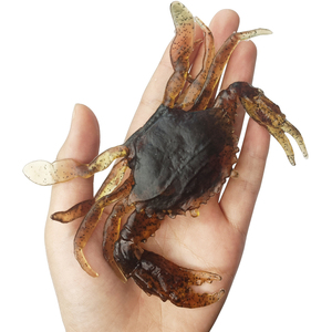 Newbility-vente en gros, <span class=keywords><strong>leurre</strong></span> de pêche en plastique souple lumineux artificiel en forme de <span class=keywords><strong>crabe</strong></span>, eau salée, 12cm, 34g - Product Image 5