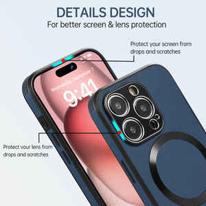 Fundas <span class=keywords><strong>de</strong></span> teléfono magnéticas <span class=keywords><strong>de</strong></span> cuero LeYi a prueba <span class=keywords><strong>de</strong></span> golpes para <span class=keywords><strong>iPhone</strong></span> 15 pro <span class=keywords><strong>14</strong></span> Funda <span class=keywords><strong>de</strong></span> cuero <span class=keywords><strong>de</strong></span> lujo con soporte <span class=keywords><strong>de</strong></span> carga inalámbrica contraportada - Product Image 5