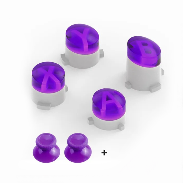 Replacement ABXY Buttons Joystick Set for Xbox One/Slim/Elite Controller Repair Part Buttons Analog Stick Thumbstick Joystick
