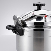 Casserole à pression en aluminium grande capacité, anti-explosion, finition en acier inoxydable, plusieurs tailles, pour cuisinière à gaz, cuisine
