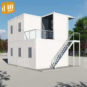 Casa pré-fabricada móvel luxuosa para contêineres, casa pré-fabricada modular de 3 quartos, recipiente removível para casas na Califórnia