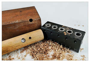 Kit <span class=keywords><strong>de</strong></span> gabarit <span class=keywords><strong>de</strong></span> perçage pour chevilles en bois, style tendance, en alliage <span class=keywords><strong>d</strong></span>'aluminium, guide <span class=keywords><strong>de</strong></span> perçage et localisateur <span class=keywords><strong>de</strong></span> trous, outil <span class=keywords><strong>de</strong></span> <span class=keywords><strong>menuiserie</strong></span> - Product Image 4