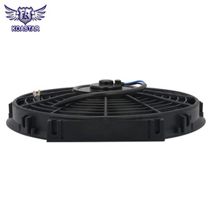 12 ''Phổ Tự Động 10 S-Lưỡi 4.5AMP Vẽ Đẩy/Kéo Xe Điện Tản Nhiệt Làm Mát Mỏng Fan 12V 80W Lưỡi Và Khung - Product Image 4