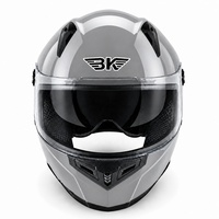 Casques de moto intégraux légers et aérodynamiques en ABS, homologués, à double visière, avec pare-soleil rabattable, haute visibilité et sécurité