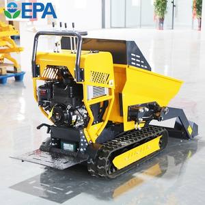 Mini 300kg 500kg 0.5ton Motor hidráulico Dumper Crawler con motor de gasolina - Product Image 3