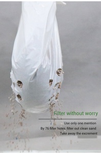 Bolsa de Basura para Caja de Arena para Gatos, de Plástico, con Cierre Automático, con Pala Reforzada y Cuerda para Recoger - Product Image 4